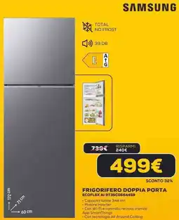 Euronics SAMSUNG FRIGORIFERO DOPPIA PORTA ECOFLEX AI RT35CG564459 offerta