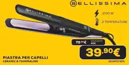 Euronics Bellissima piastra per capelli ceramic & tourmaline offerta