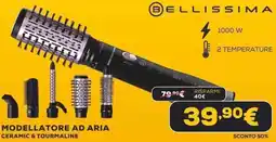Euronics Bellisima modellatore ad aria ceramic & tourmaline offerta