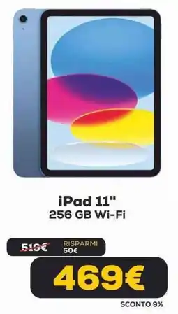 Euronics iPad 11" 256 GB Wi-Fi offerta