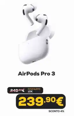 Euronics AirPods Pro 3 offerta