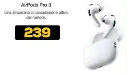 Euronics AirPods Pro 3 offerta