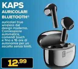 Euronics Cellularline kaps auricolari bluetooth offerta