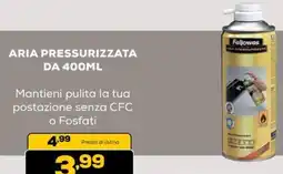 Euronics Fellowes aria pressurizzata offerta