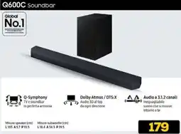 Euronics SAMSUNG Q600C Soundbar offerta