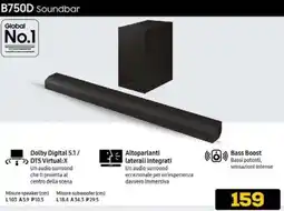Euronics SAMSUNG B750D Soundbar offerta