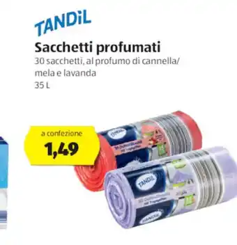 ALDI Tandil Sacchetti Profumati 35l offerta