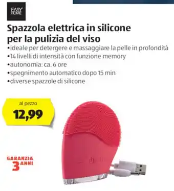 ALDI Spazzola elettrica in silicone per la pulizia del viso offerta