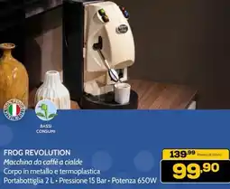 Euronics Didiesse frog revolution macchina da caffè a cialde offerta