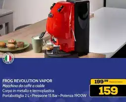 Euronics Didiesse frog revolution vapor macchina da caffè a cialde offerta
