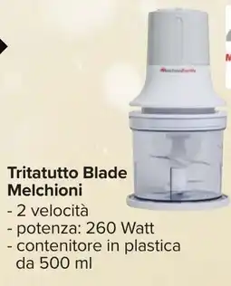 Carrefour Tritatutto Blade Melchioni offerta