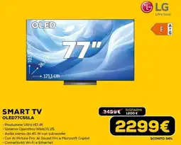 Euronics LG SMART TV OLED77C55LA offerta