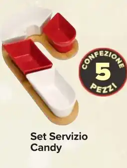 Carrefour Set Servizio Candy offerta