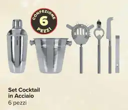 Carrefour Set Cocktail in Acciaio offerta