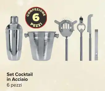 Carrefour Set Cocktail in Acciaio offerta