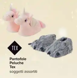 Carrefour Pantofole Peluche Tex offerta