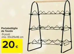 Carrefour Portabottiglie da Tavolo offerta