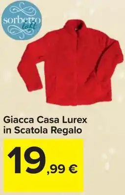 Carrefour Giacca Casa Lurex in Scatola Regalo offerta