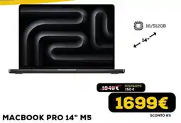 Euronics MACBOOK PRO 14" M5 offerta