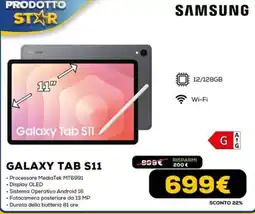 Euronics SAMSUNG GALAXY TAB S11 offerta