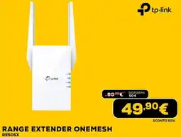 Euronics tp-link RANGE EXTENDER ONEMESH RE505X offerta