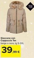 Carrefour Giaccone con Cappuccio Tex offerta