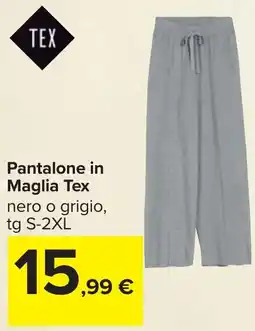 Carrefour Pantalone in Maglia Tex offerta