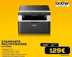 Euronics brother STAMPANTE MULTIFUNZIONE DCP-1612W offerta
