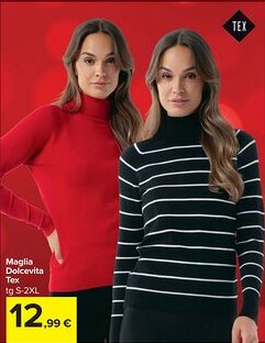 Carrefour Maglia Dolcevita Tex offerta