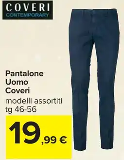Carrefour Pantalone Uomo Coveri offerta