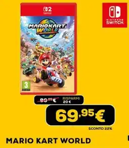 Euronics Nintendo switch mario kart world offerta