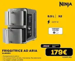 Euronics NINJA FRIGGITRICE AD ARIA SL400EU offerta
