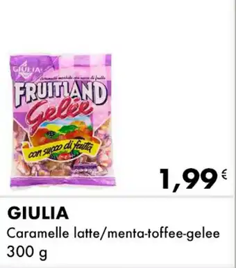 GIULIA Caramelle latte/menta-toffee-gelee