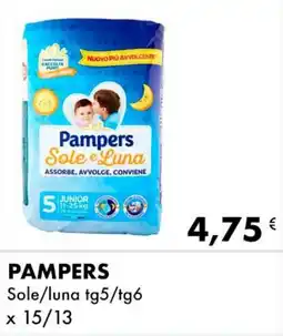 Iper Tosano PAMPERS Sole/luna tg5/tg6 offerta