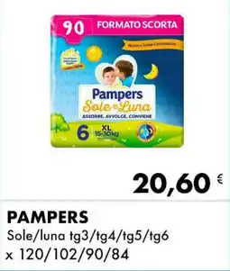 Iper Tosano PAMPERS Sole/luna tg3/tg4/tg5/tg6 offerta