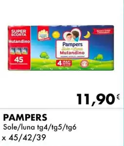 Iper Tosano PAMPERS Sole/luna tg4/tg5/tg6 offerta