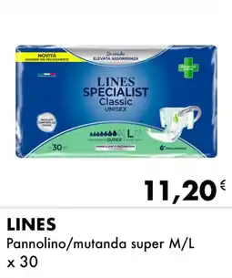 Iper Tosano LINES Pannolino/mutanda super M/L offerta