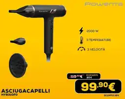 Euronics Rowenta ASCIUGACAPELLI HY8310F0 offerta