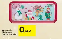 Carrefour Vassoio in Melamina Decori Natalizi offerta