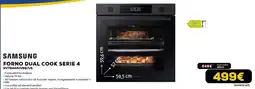 Euronics SAMSUNG FORNO DUAL COOK SERIE 4 NV7B4440VBB/U5 offerta
