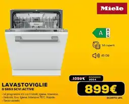 Euronics Miele LAVASTOVIGLIE G 5653 SCVI ACTIVE offerta