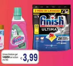 Famila Smacchiatore gel VANISH oxi action ml.750 offerta