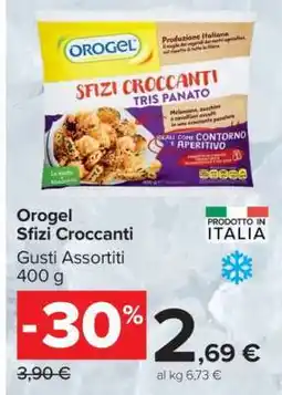 Carrefour OROGEL Sfizi Croccanti offerta