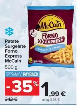 Carrefour Patate Surgelate Forno Express McCain offerta