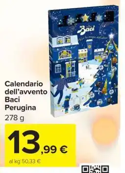 Carrefour Calendario dell’avvento Baci Perugina offerta
