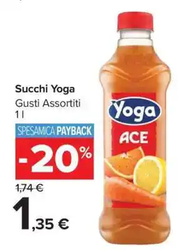 Carrefour Succhi Yoga offerta