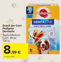 Carrefour Snack per Cani Pedigree Dentastix offerta