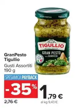 Carrefour GranPesto Tigullio offerta