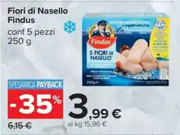 Carrefour FIORI DI NASELLO FINDUS offerta