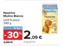 Carrefour Nastrine Mulino Bianco offerta